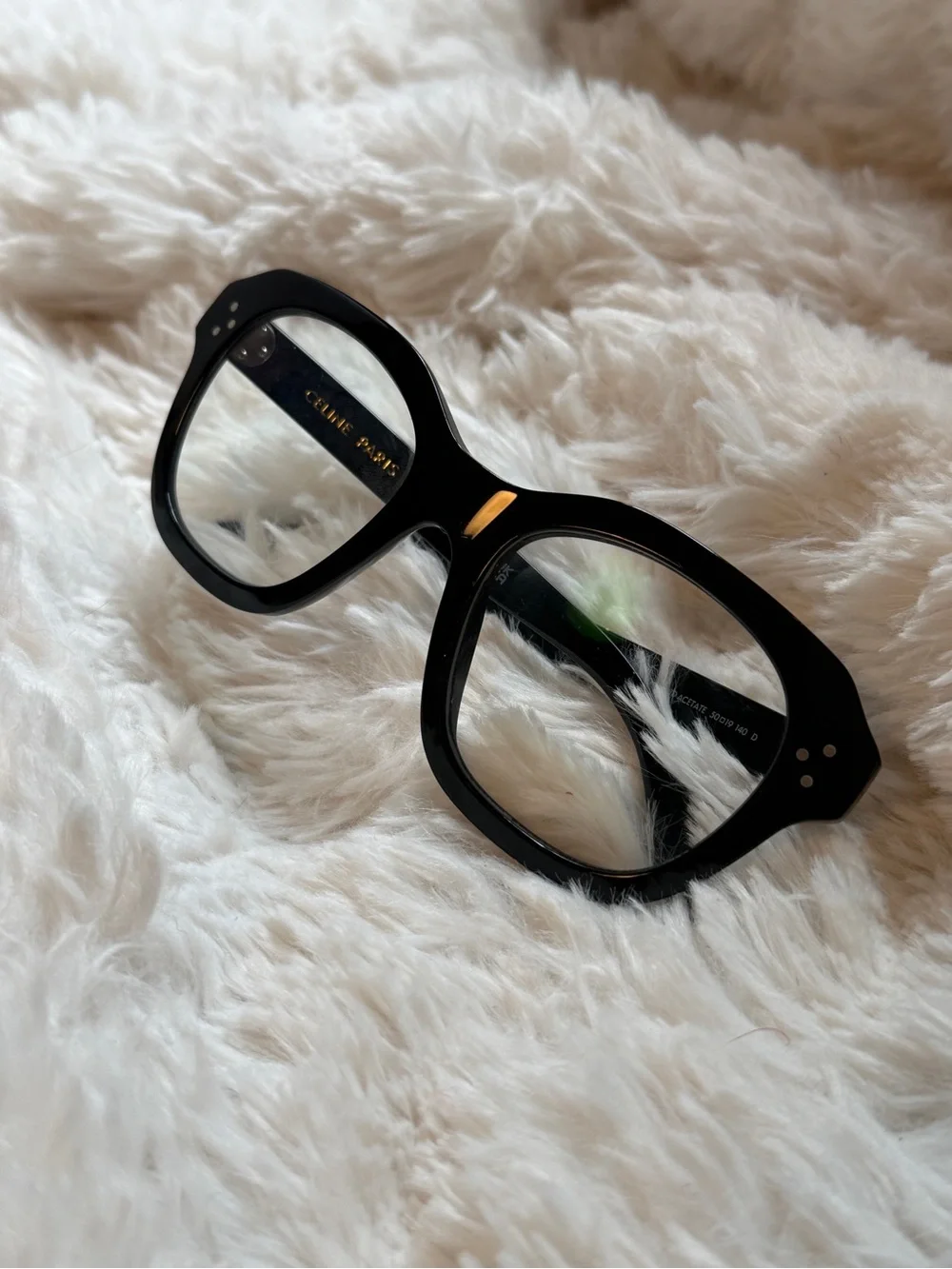 CELINE Paris 3 Dot women’s Black Glasses *Frames Only*